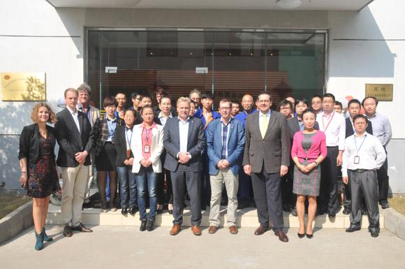 荷蘭布拉邦省的省長(zhǎng)、下屬巿長(zhǎng)及企業(yè)家蒞臨我們公司