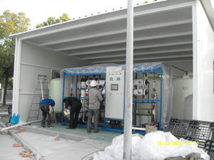 廢水處理設(shè)備現(xiàn)場(chǎng)安裝