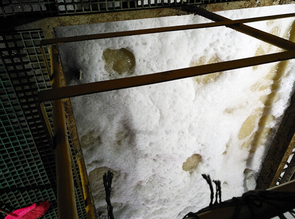 乳化液廢水處理項目中好氧系統(tǒng)白色泡沫成因分析及處理