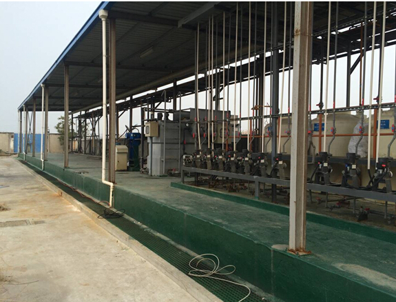 走訪蘇州某公司電解銅廢水處理工程現(xiàn)場(chǎng)