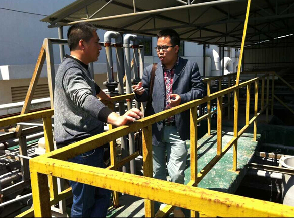 走訪昆山某五金制品有限公司含磷廢水處理工程現(xiàn)場