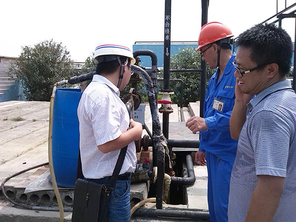 走訪上海某汽車傳動件公司廢水處理項目