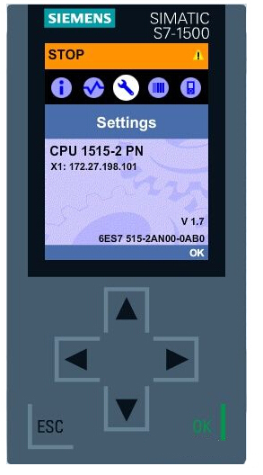 如何通過顯示面板修改自動化系統(tǒng)S7-1500的IP地址