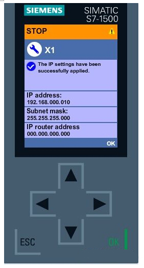 如何通過顯示面板修改自動化系統(tǒng)S7-1500的IP地址