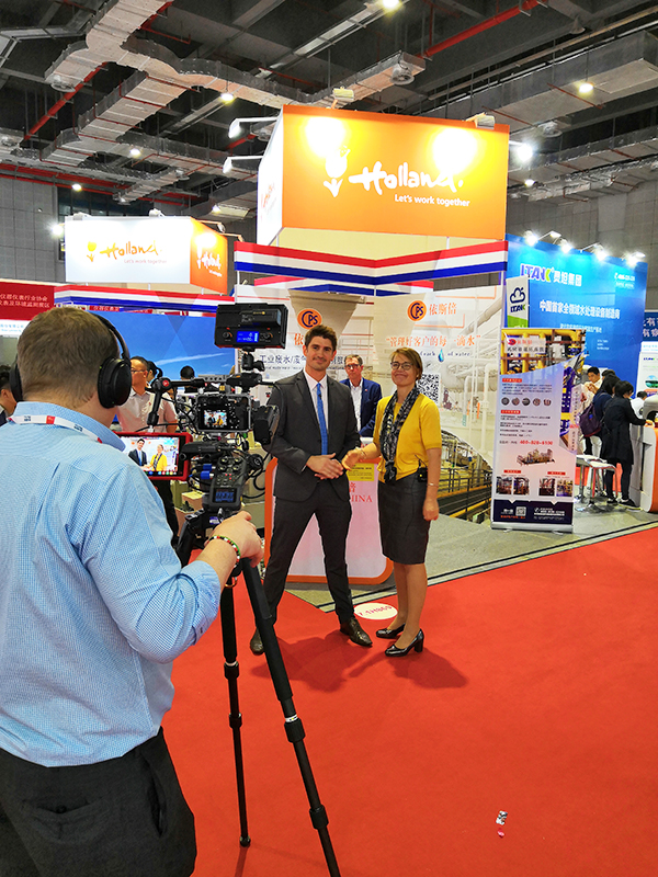 依斯倍環(huán)保銷售新人參加2018上海國際水展有感