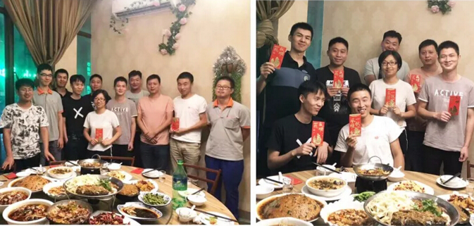 依斯倍環(huán)保聚餐活動(dòng)歡聲笑語(yǔ)，還有紅包拿哦