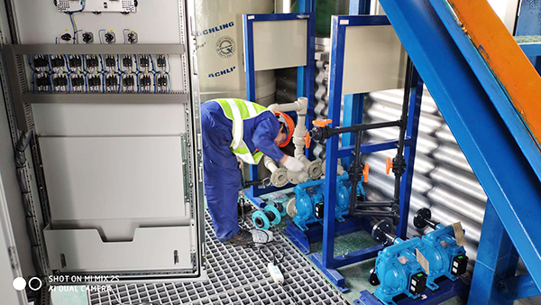 江蘇某科技設(shè)備公司拋光廢水處理工程項目走訪