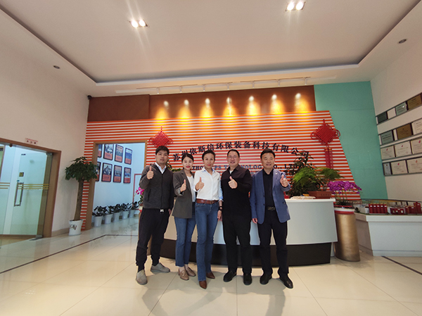 單仁資訊集團(tuán)董事長單仁蒞臨依斯倍環(huán)保參觀指導(dǎo)