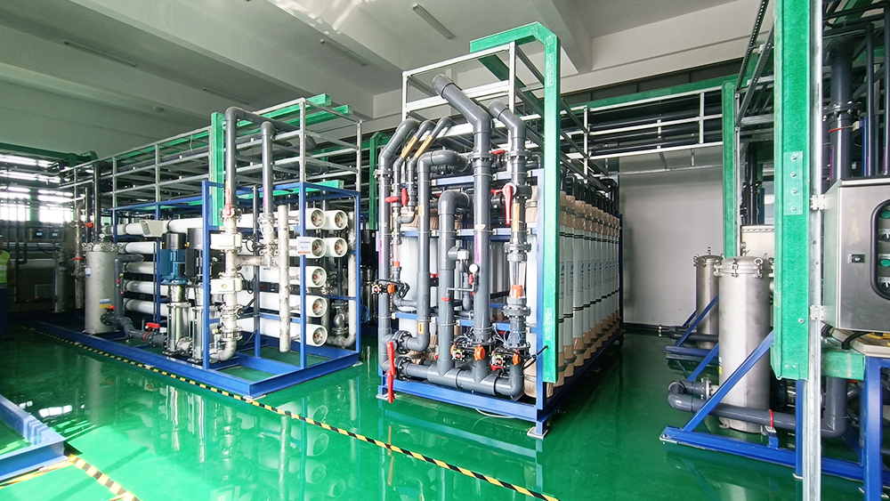 飛榮達(dá)電子材料廢水處理工程現(xiàn)場