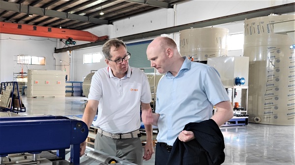 荷蘭貿(mào)易促進(jìn)委員會(huì)南京代表處訪問(wèn)依斯倍環(huán)保