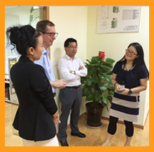 歐洲商會代表團(tuán)DUSA參觀依斯倍