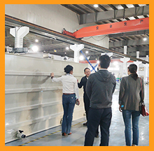 單仁資訊集團(tuán)董事長(zhǎng)單仁蒞臨依斯倍環(huán)保參觀指導(dǎo)