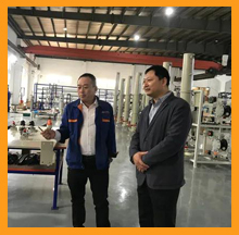 中國表面工程協(xié)會走進依斯倍生產車間