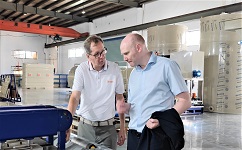 荷蘭貿(mào)易促進(jìn)委員會(huì)南京代表處訪問依斯倍環(huán)保