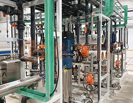 安徽潤(rùn)和納米新材料污水處理工程